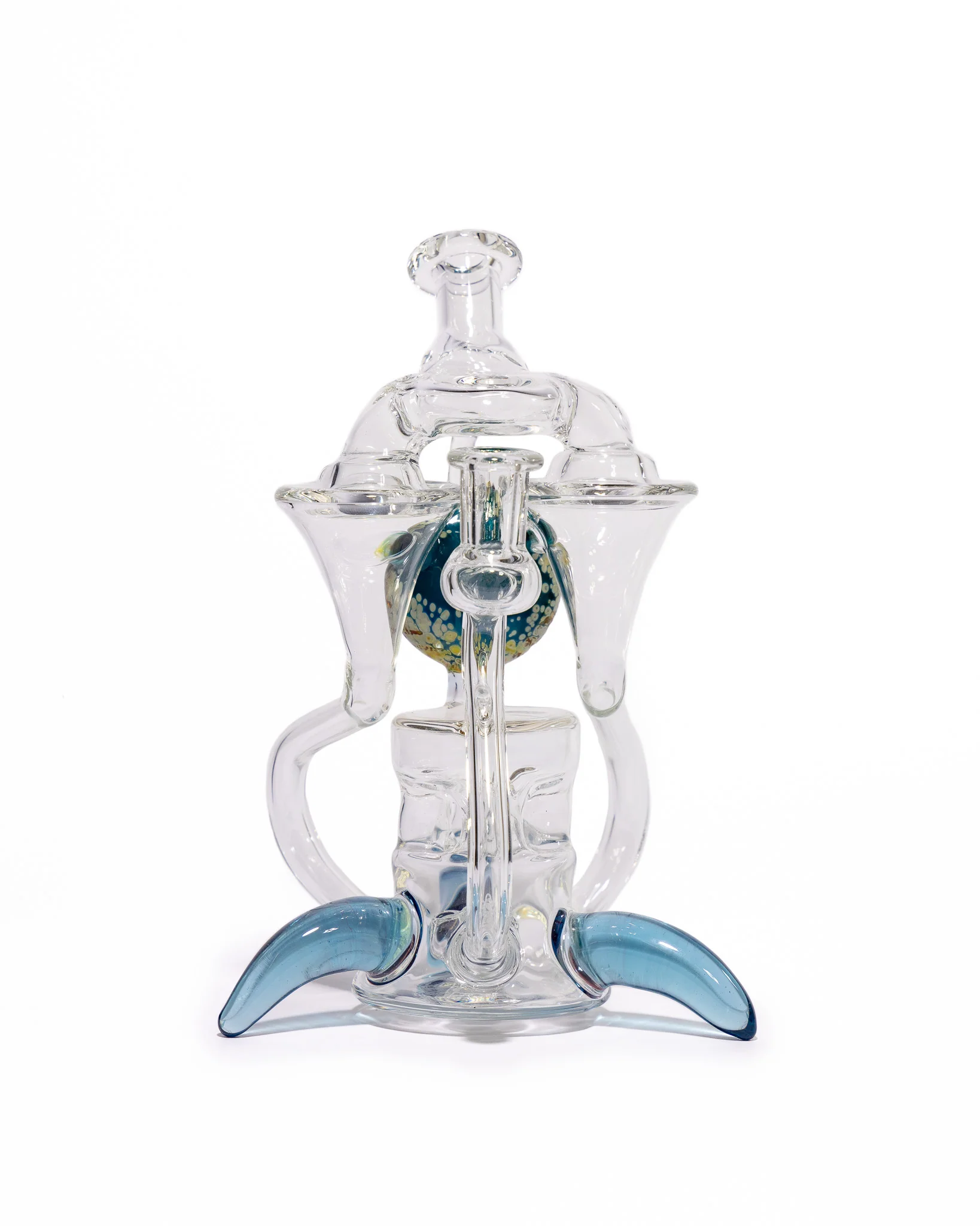 Prophecy Glass - Dual Uptake Recycler - Clear/Blue - Image 5