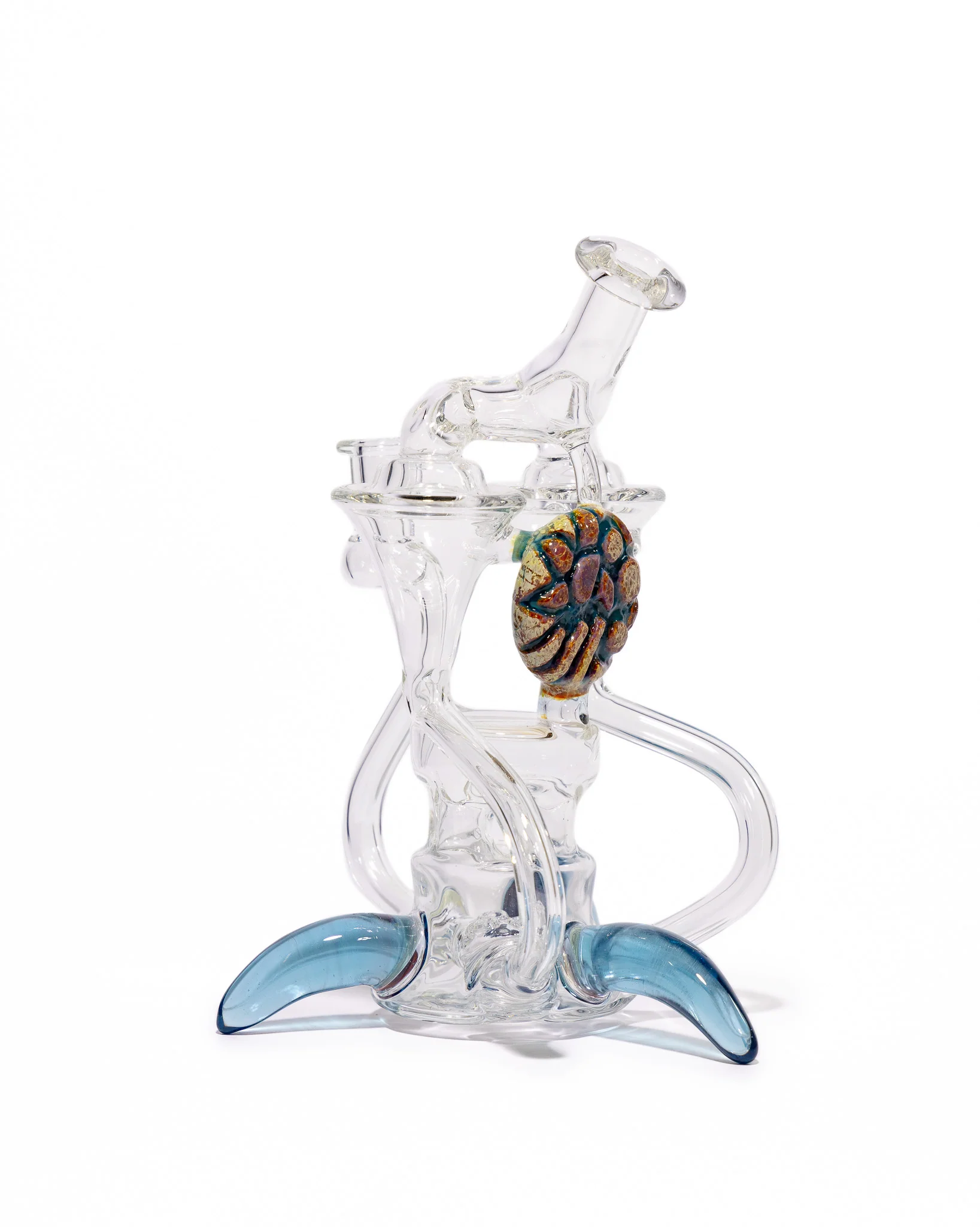 Prophecy Glass - Dual Uptake Recycler - Clear/Blue - Image 8