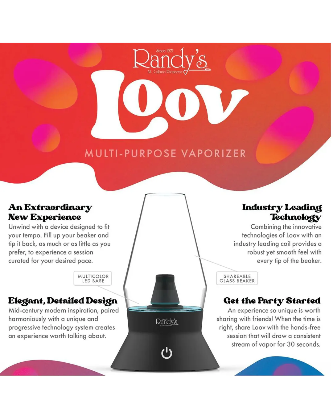 Randy's - LOOV - Table Top Vaporizer - Image 4