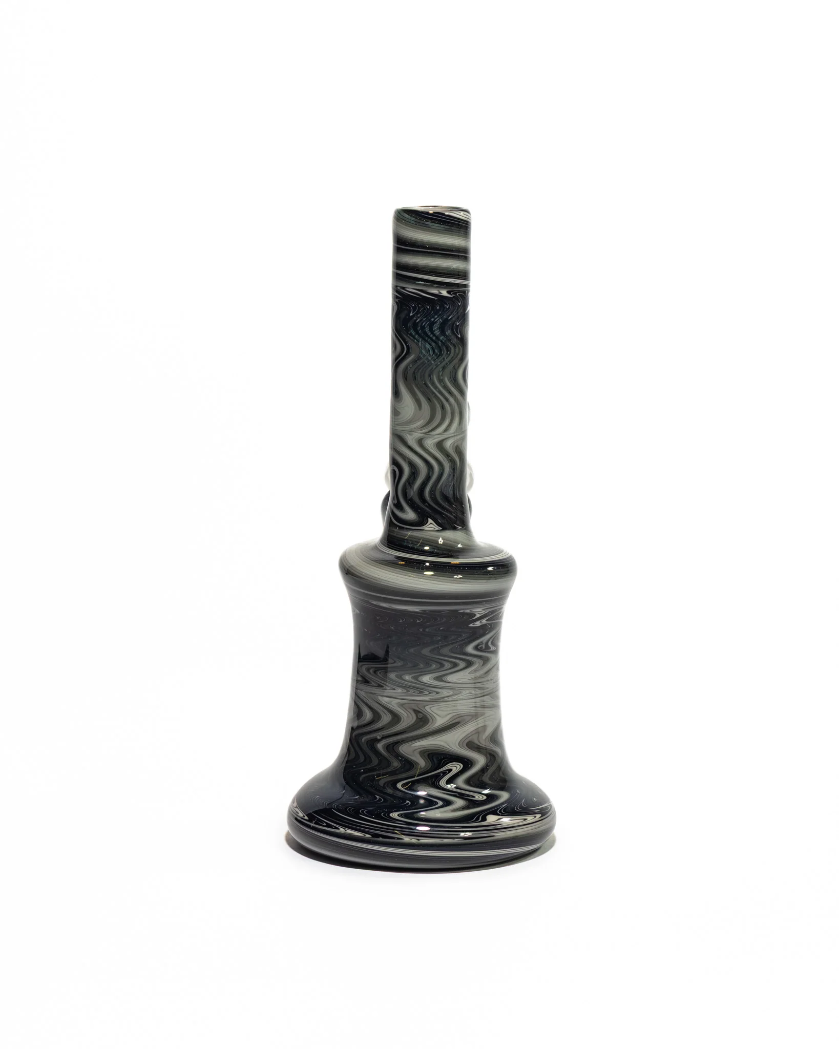 Gobs Glass - Re Wig-Wag Bong - Black & White - Image 4