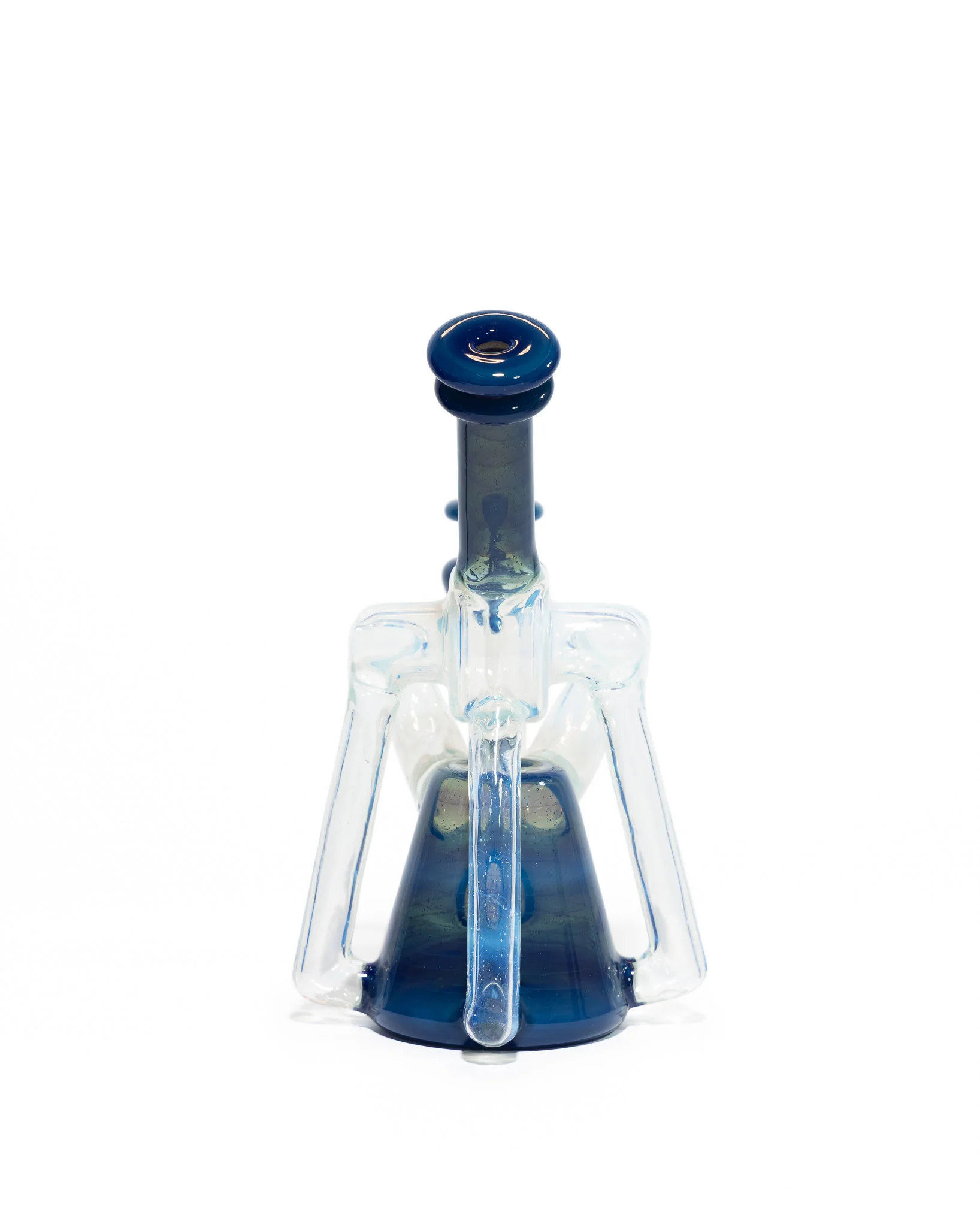 Red Tail Glass - V2 Terp Guzzler Recycler - Ghost & Blue Slyme - Image 3