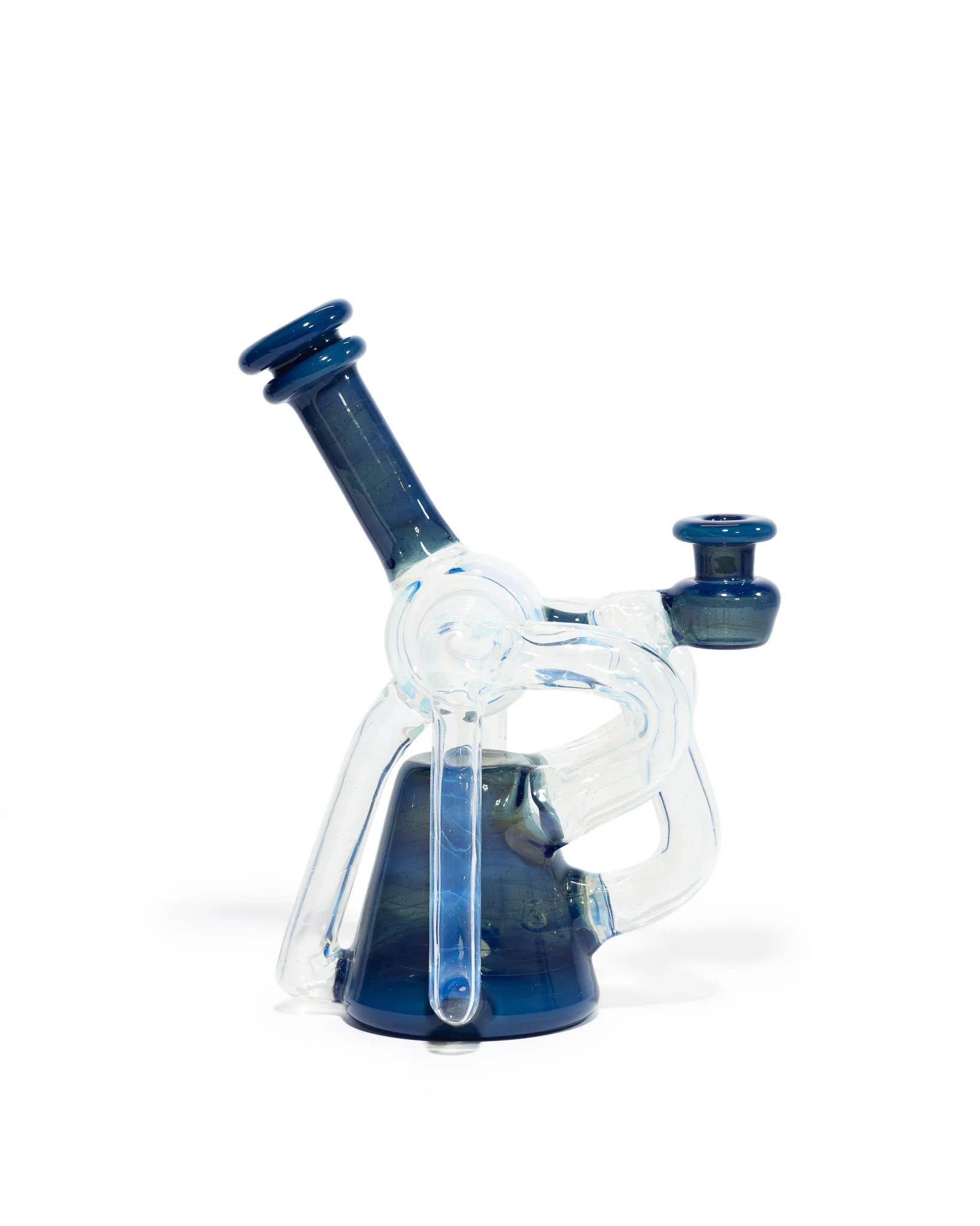 Red Tail Glass - V2 Terp Guzzler Recycler - Ghost & Blue Slyme - Image 5