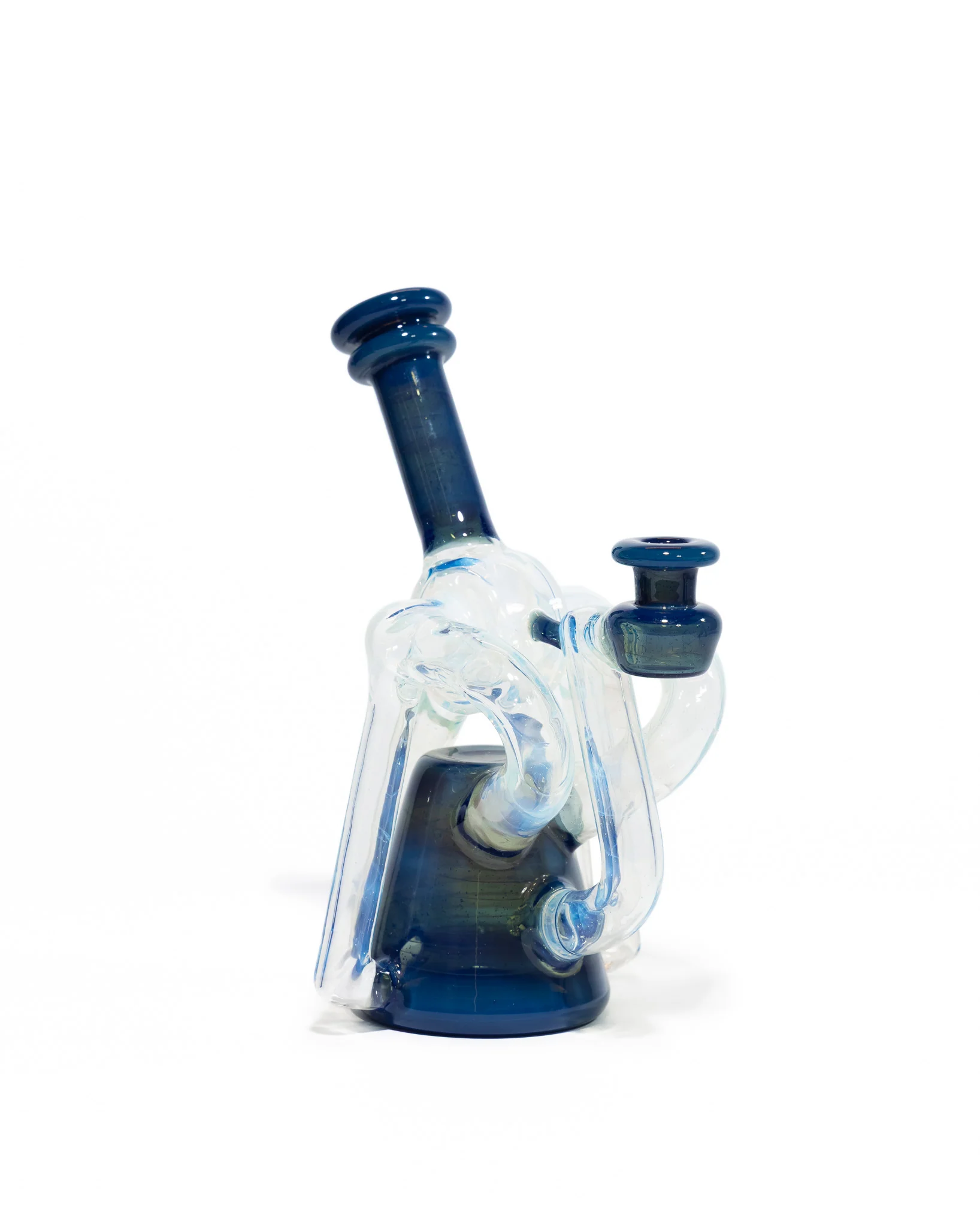 Red Tail Glass - V2 Terp Guzzler Recycler - Ghost & Blue Slyme - Image 6