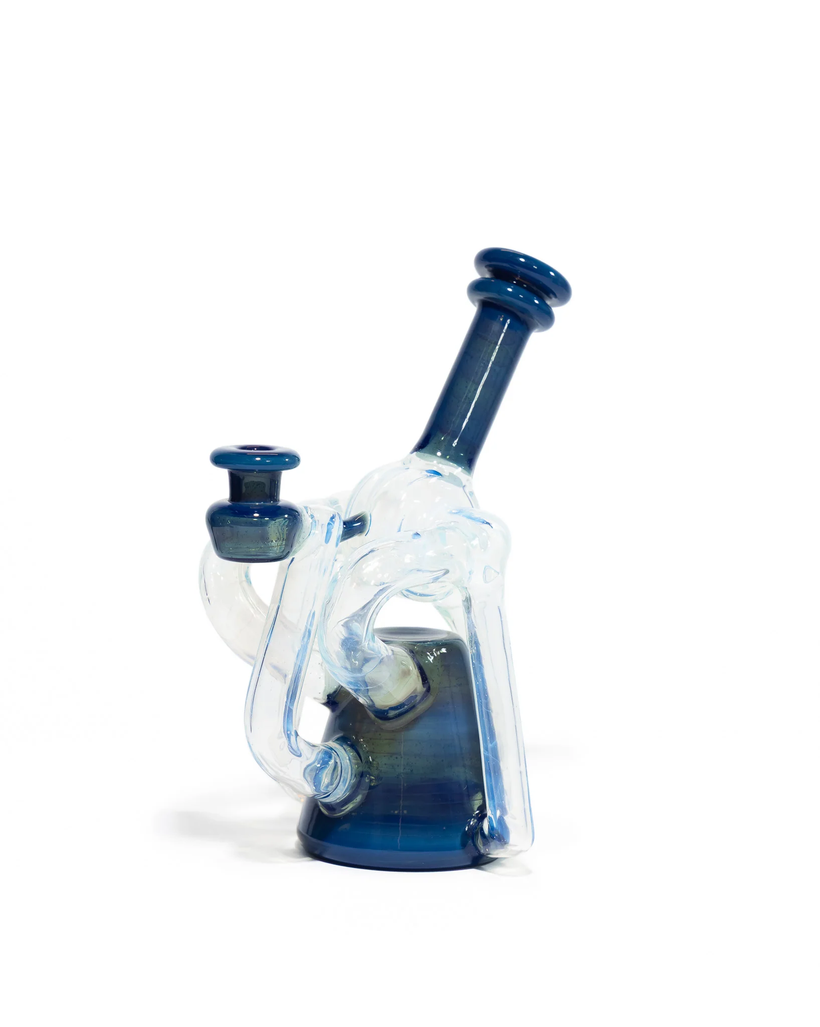 Red Tail Glass - V2 Terp Guzzler Recycler - Ghost & Blue Slyme - Image 8
