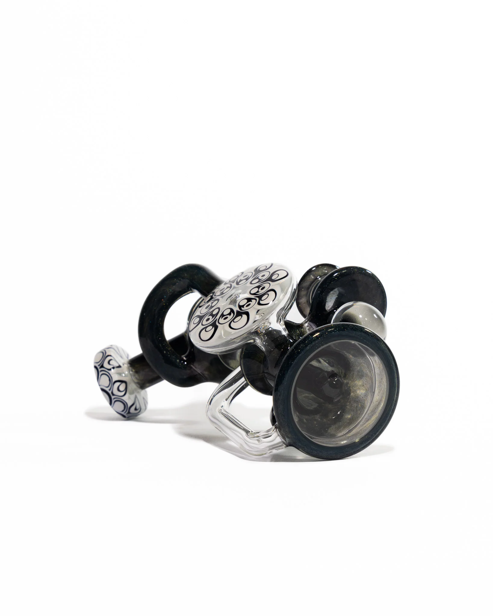 Robbie Lofland Glass x Padrick Newton - Sidecar Recycler - Black & White - Image 9