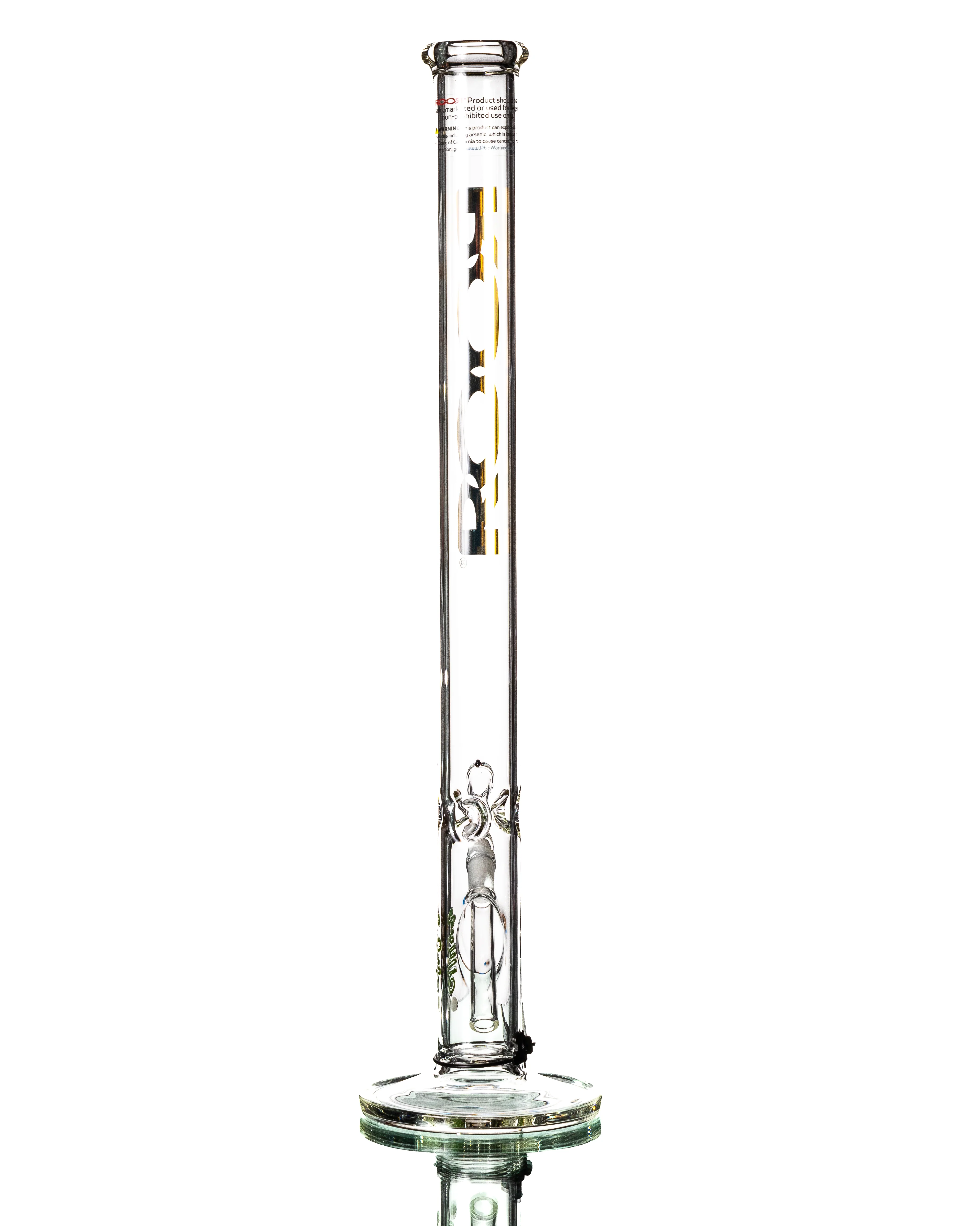 ROOR - 22" Straight Tube - Clear & Gold - Image 3