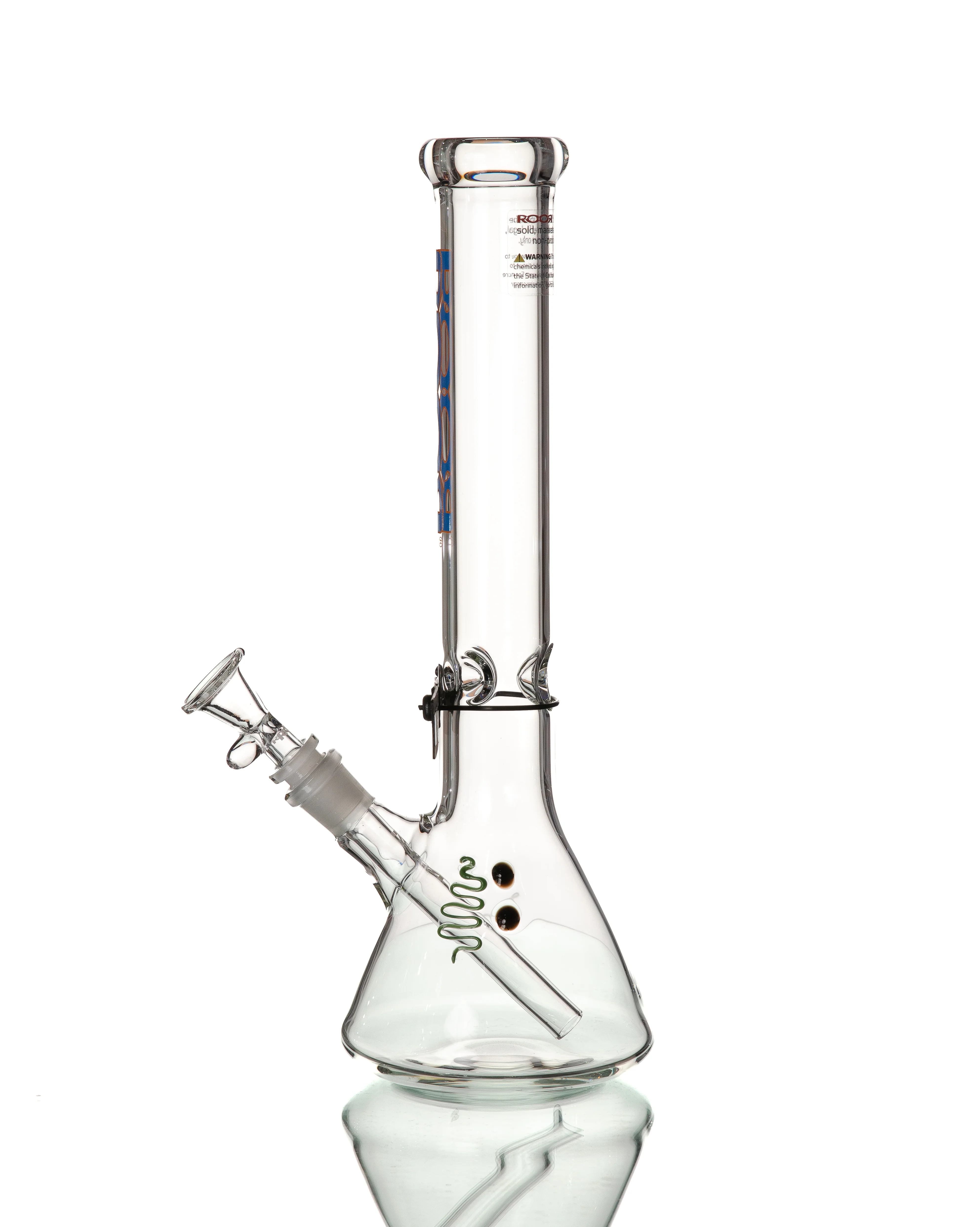 ROOR - 14" Classic Beaker - Orange & Blue - Image 3