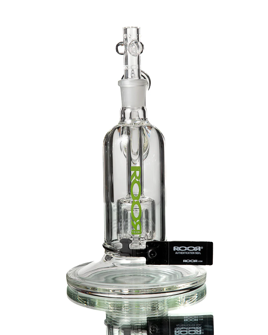 ROOR - Clear/Green Barrel Perc Bubbler - Image 3
