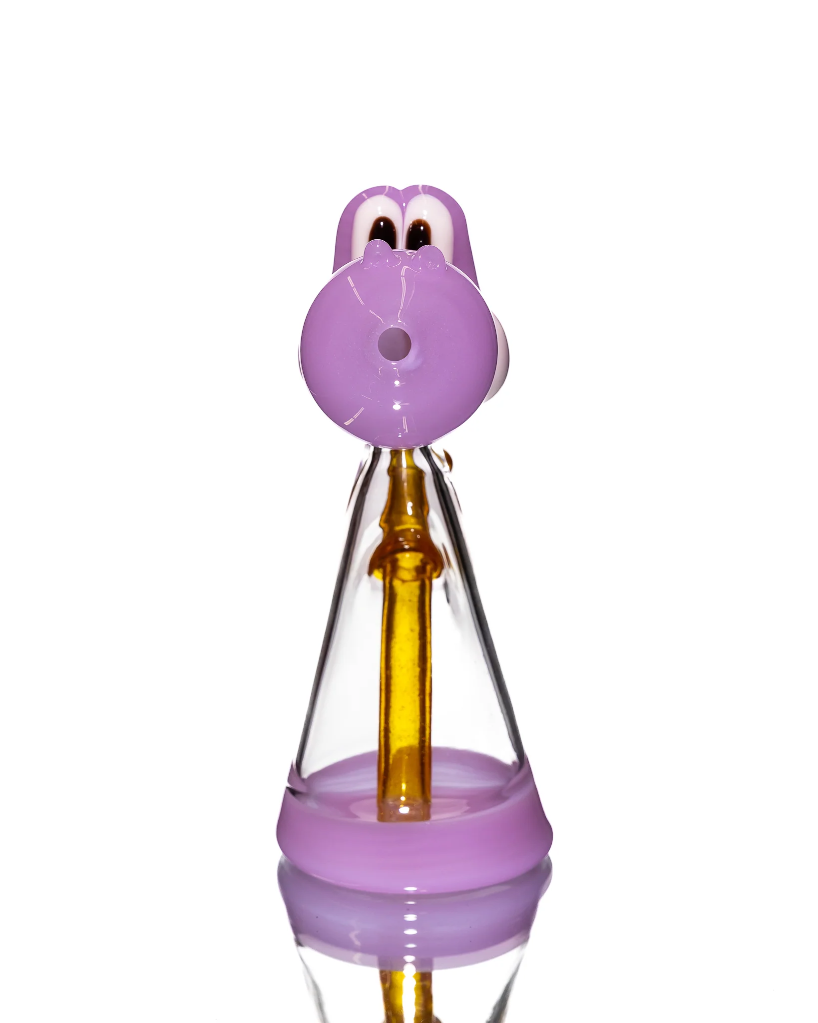 Saiyan Glass - Jammer - Pink Yoshi with Matching Bowl - Image 3