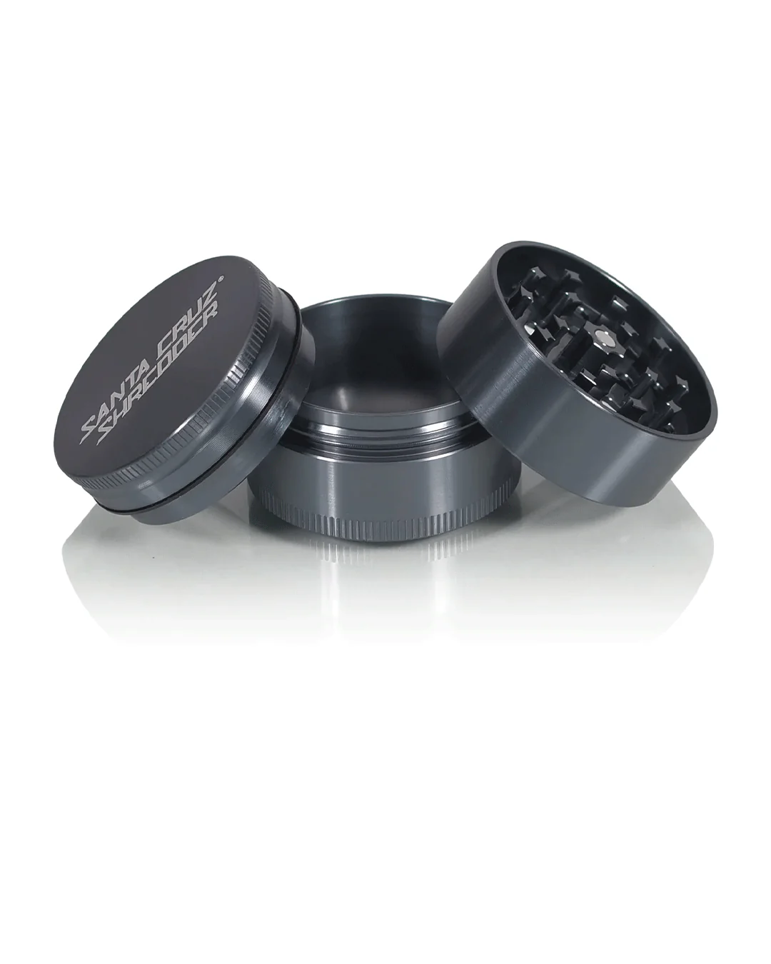 Santa Cruz Shredder - Aluminum 3 Piece Herb Grinders - Medium - Image 12