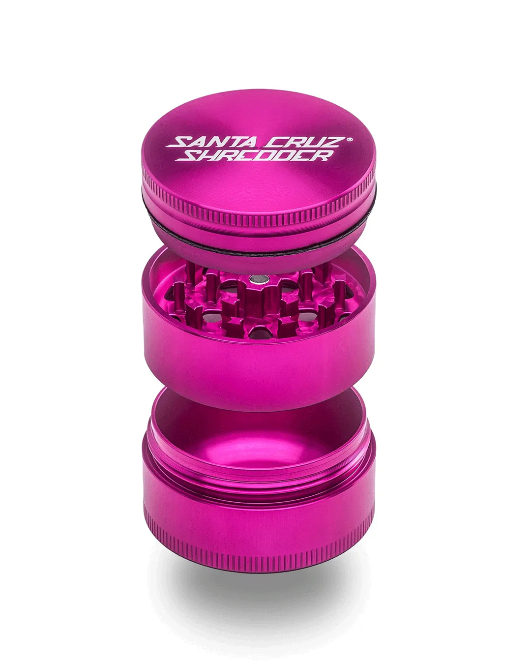 Santa Cruz Shredder - Aluminum 3 Piece Herb Grinders - Medium - Image 13