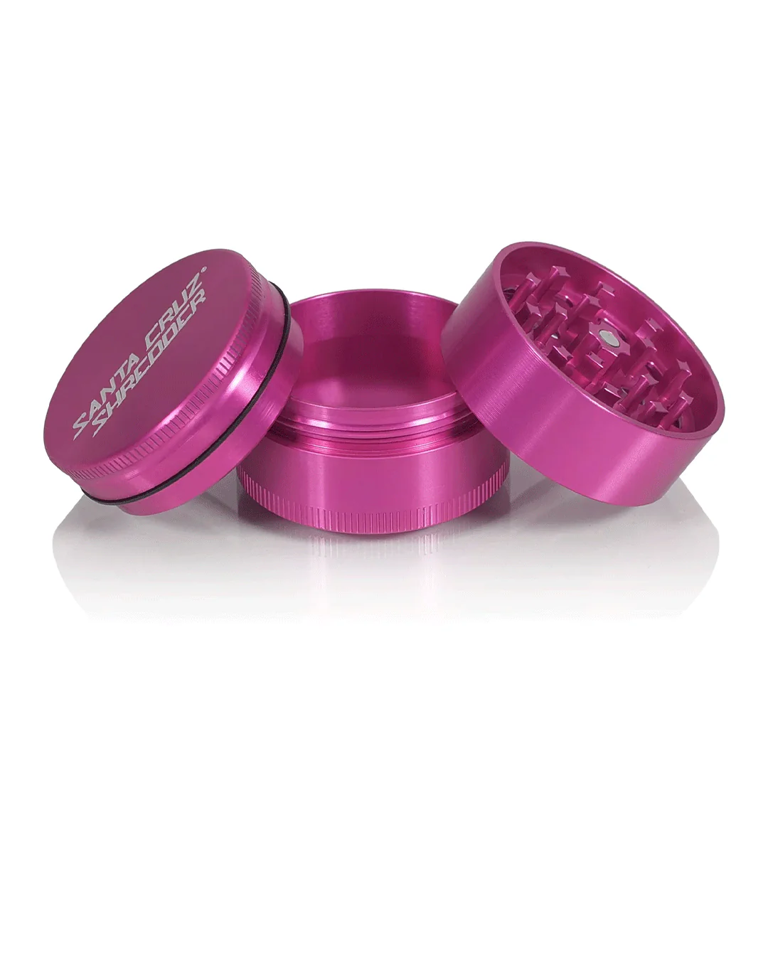 Santa Cruz Shredder - Aluminum 3 Piece Herb Grinders - Medium - Image 14