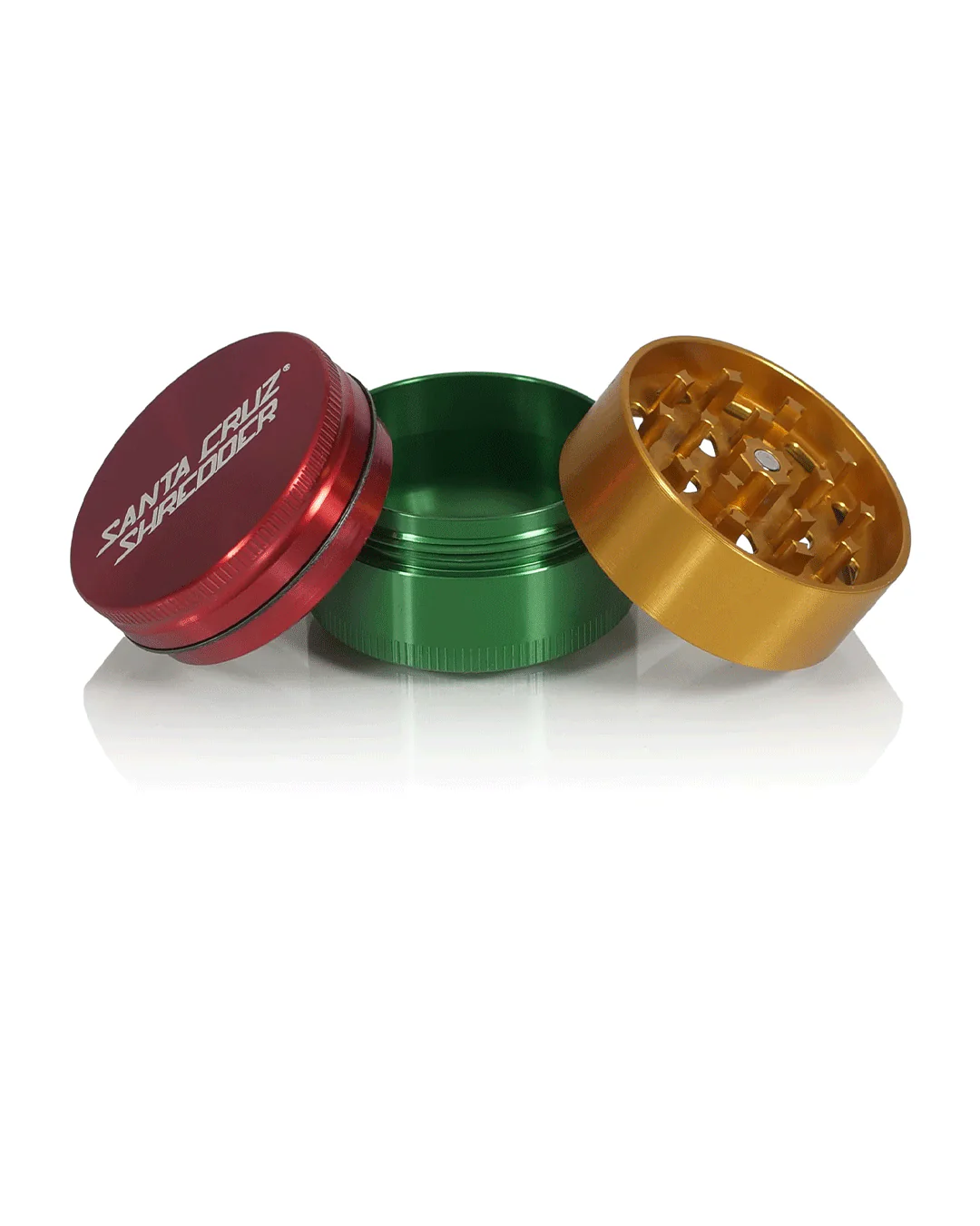 Santa Cruz Shredder - Aluminum 3 Piece Herb Grinders - Medium - Image 20