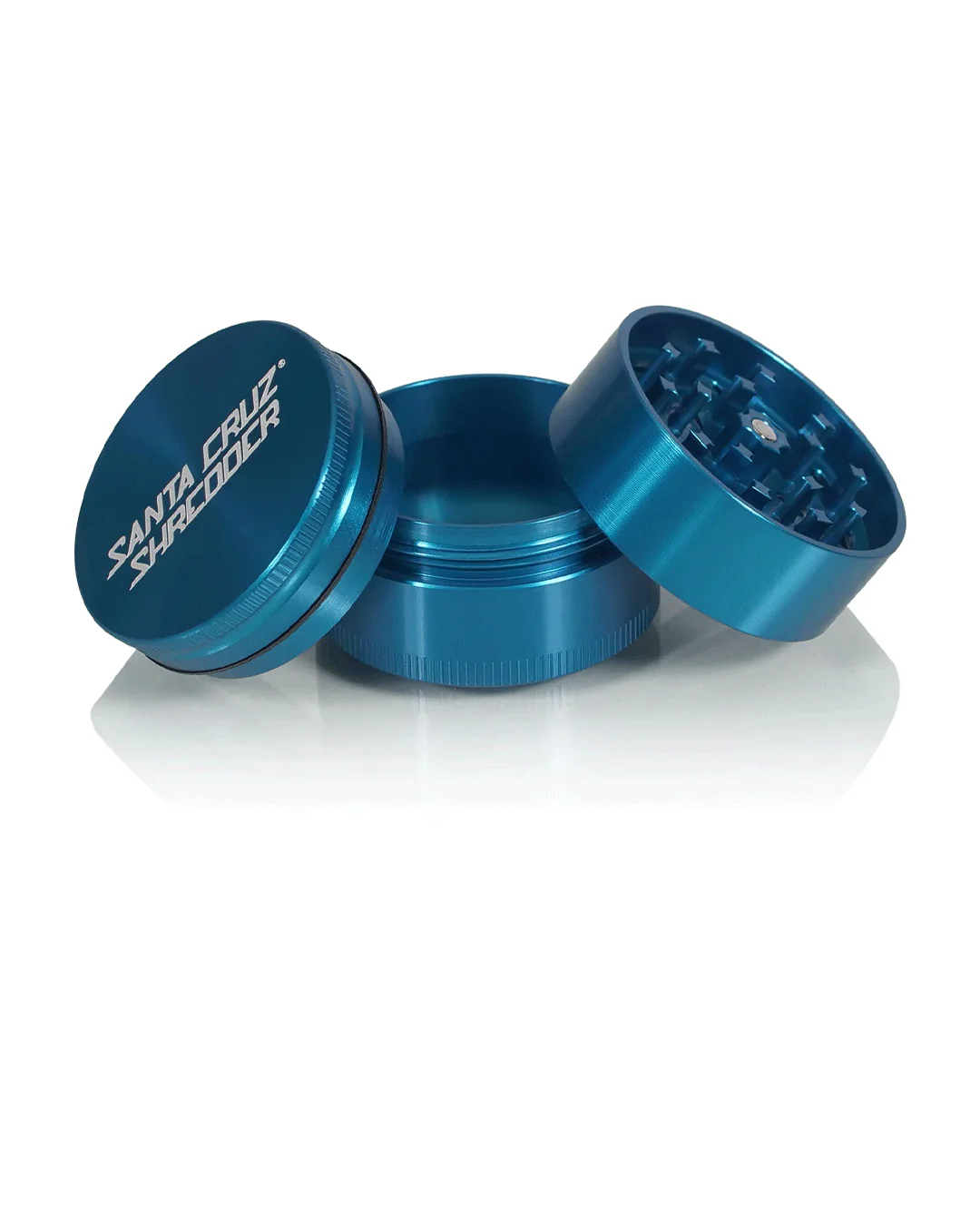 Santa Cruz Shredder - Aluminum 3 Piece Herb Grinders - Medium - Image 6