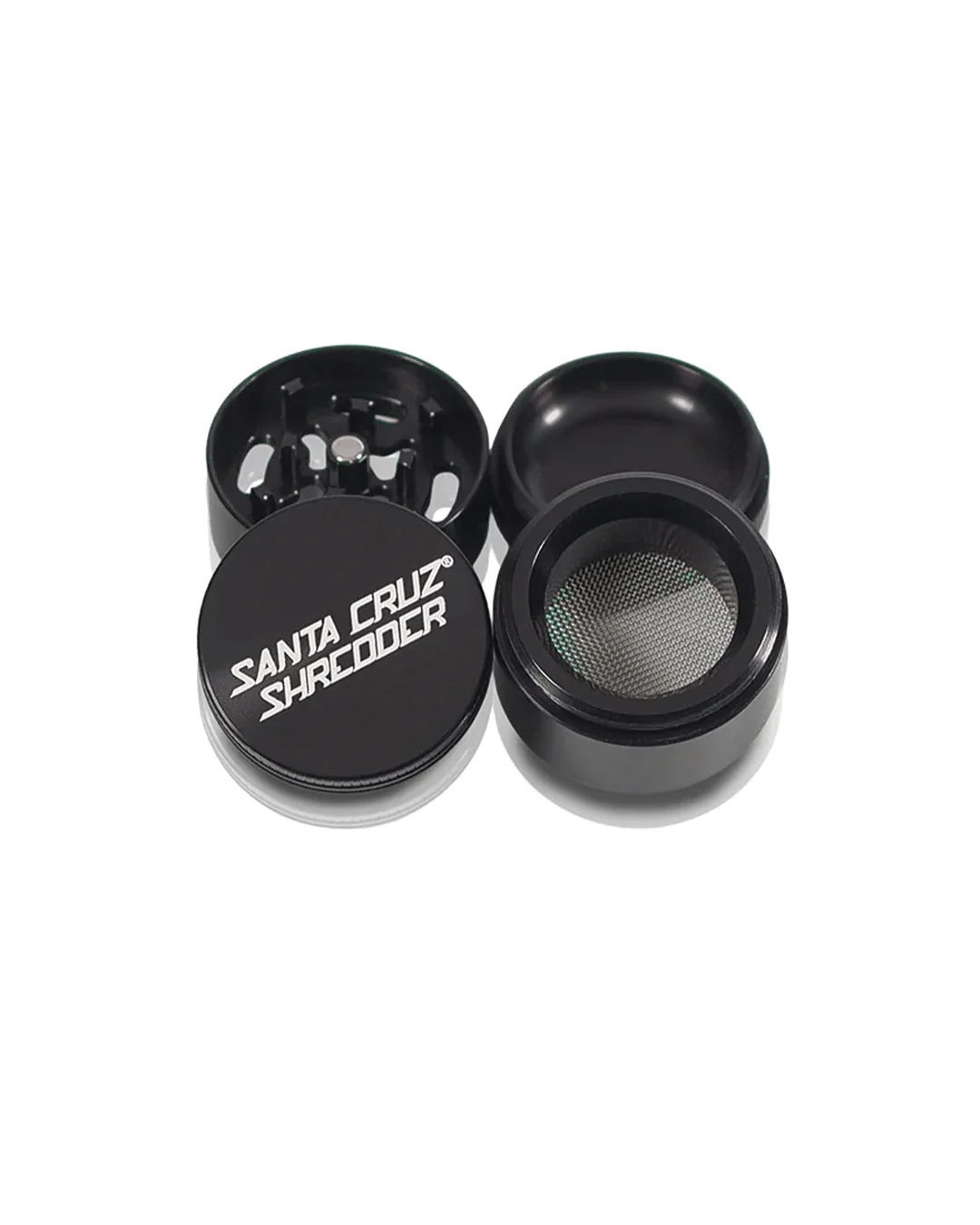Santa Cruz Shredder - Aluminum 4 Piece Herb Grinders - Jumbo - Image 3