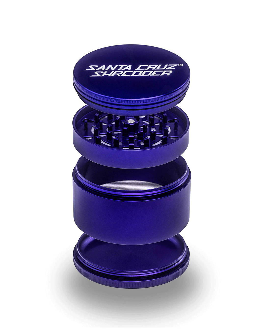 Santa Cruz Shredder - Aluminum 4 Piece Herb Grinders - Jumbo - Image 7