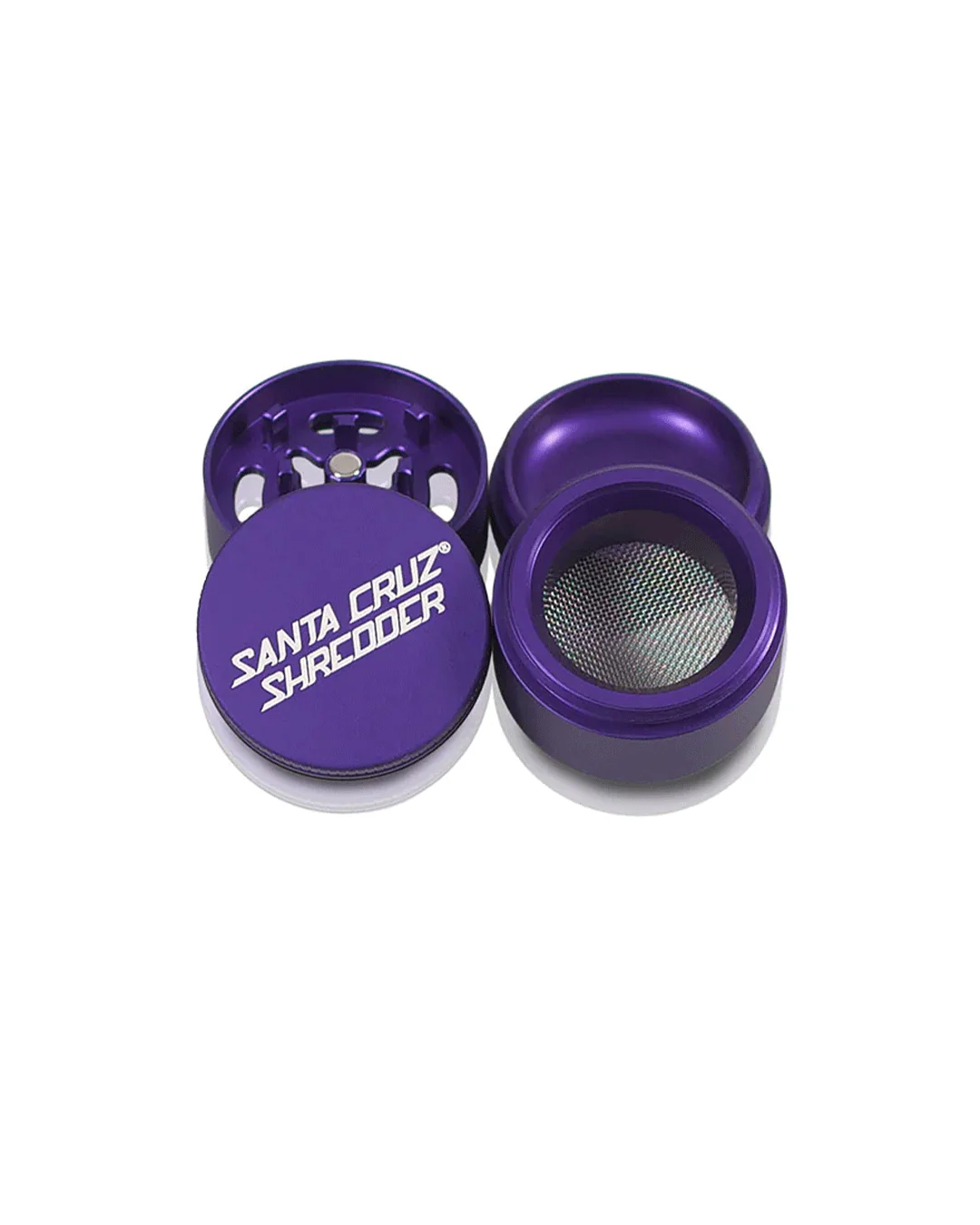 Santa Cruz Shredder - Aluminum 4 Piece Herb Grinders - Jumbo - Image 9