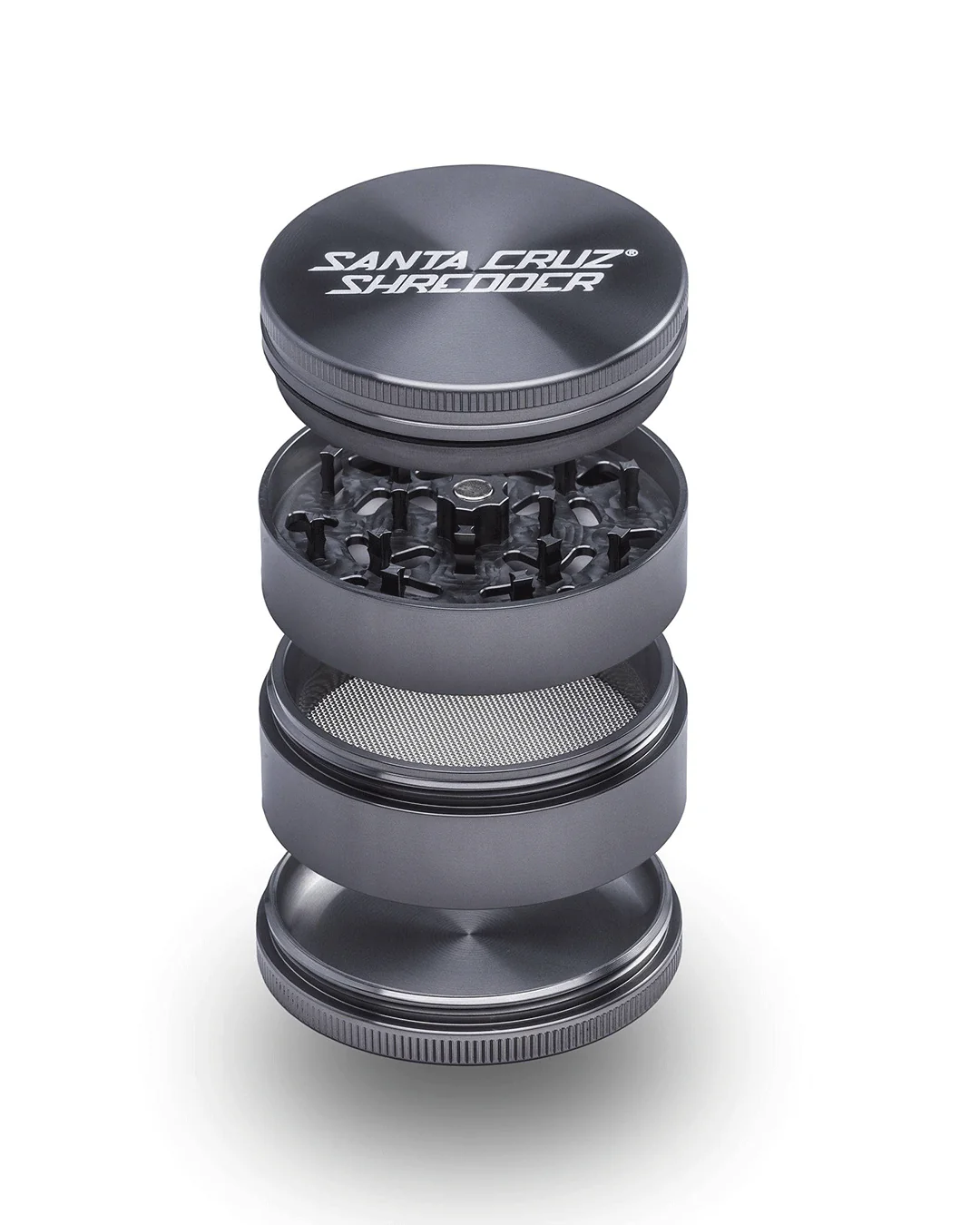 Santa Cruz Shredder - Aluminum 4 Piece Herb Grinders - Large - Image 10