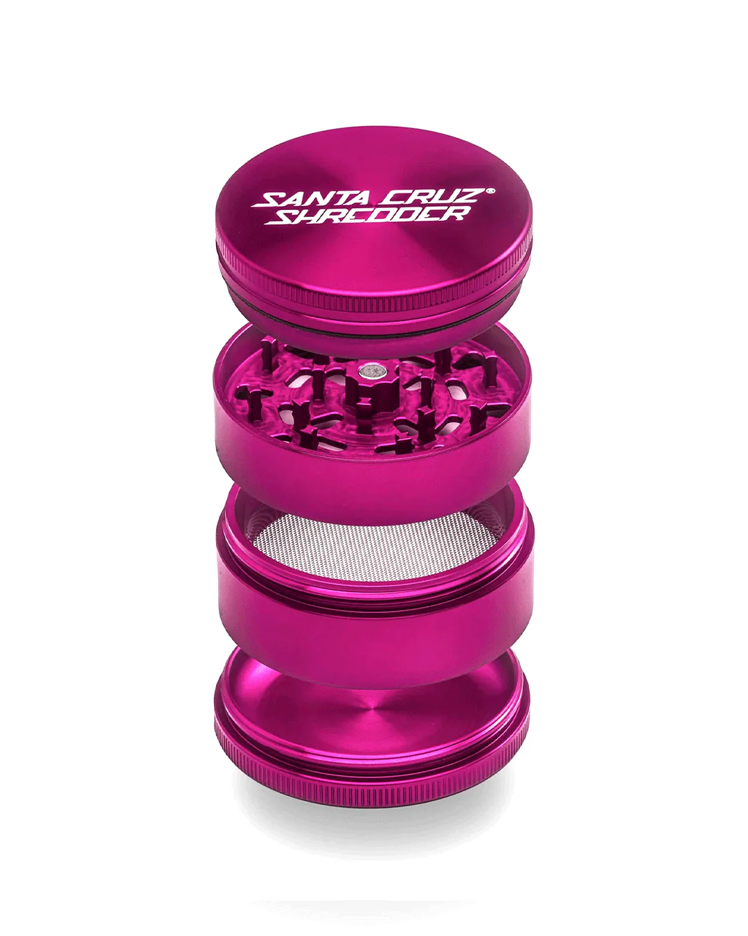 Santa Cruz Shredder - Aluminum 4 Piece Herb Grinders - Large - Image 13