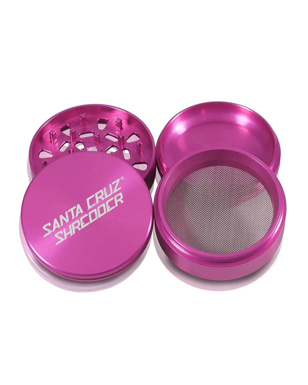 Santa Cruz Shredder - Aluminum 4 Piece Herb Grinders - Large - Image 15