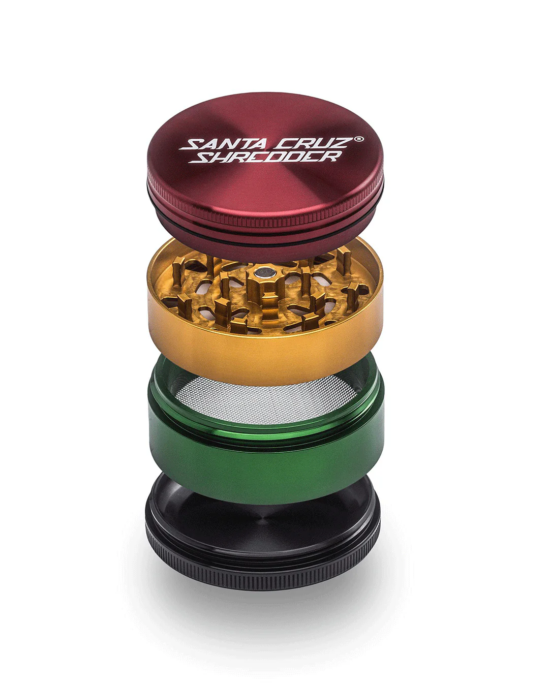 Santa Cruz Shredder - Aluminum 4 Piece Herb Grinders - Large - Image 19