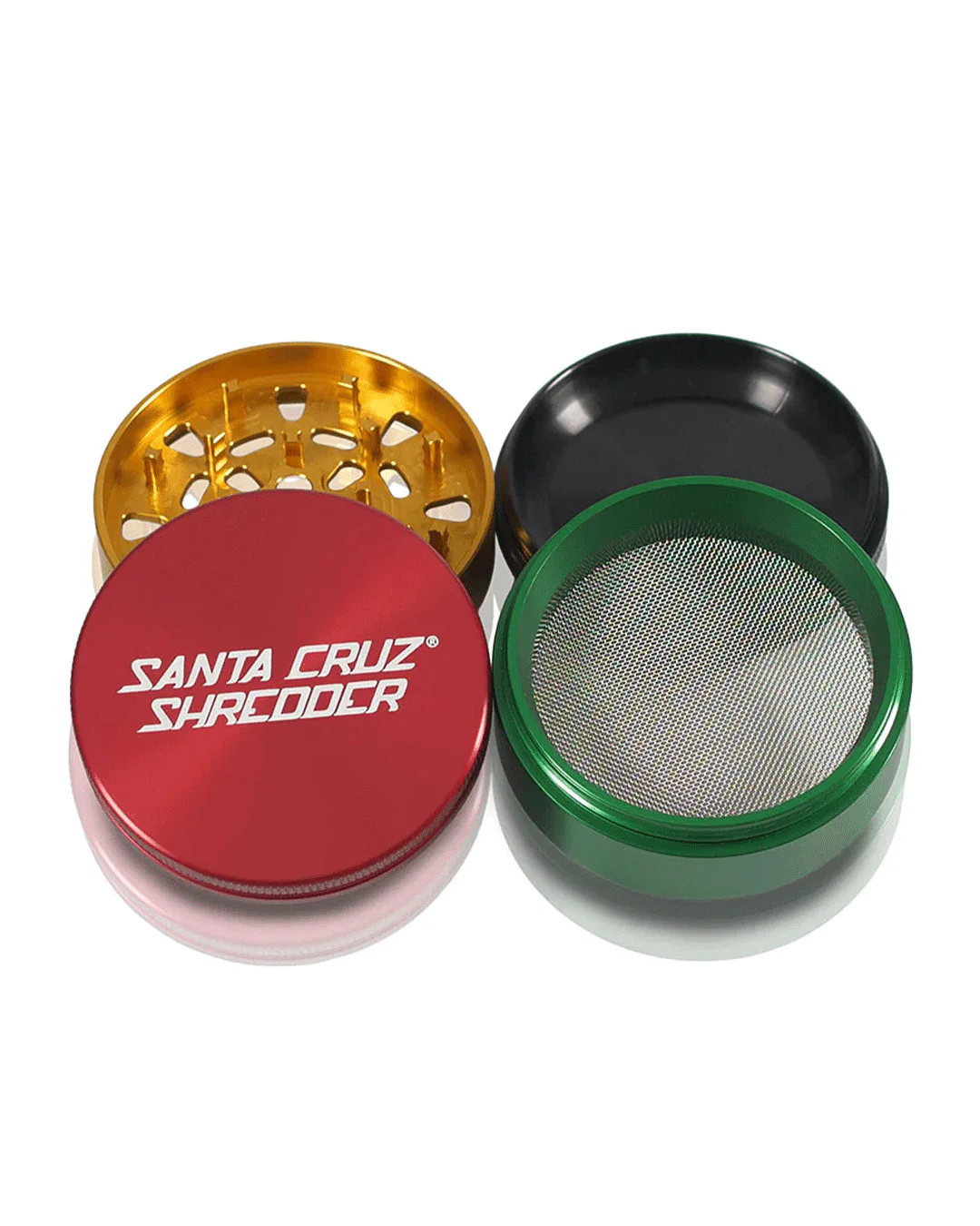 Santa Cruz Shredder - Aluminum 4 Piece Herb Grinders - Large - Image 21