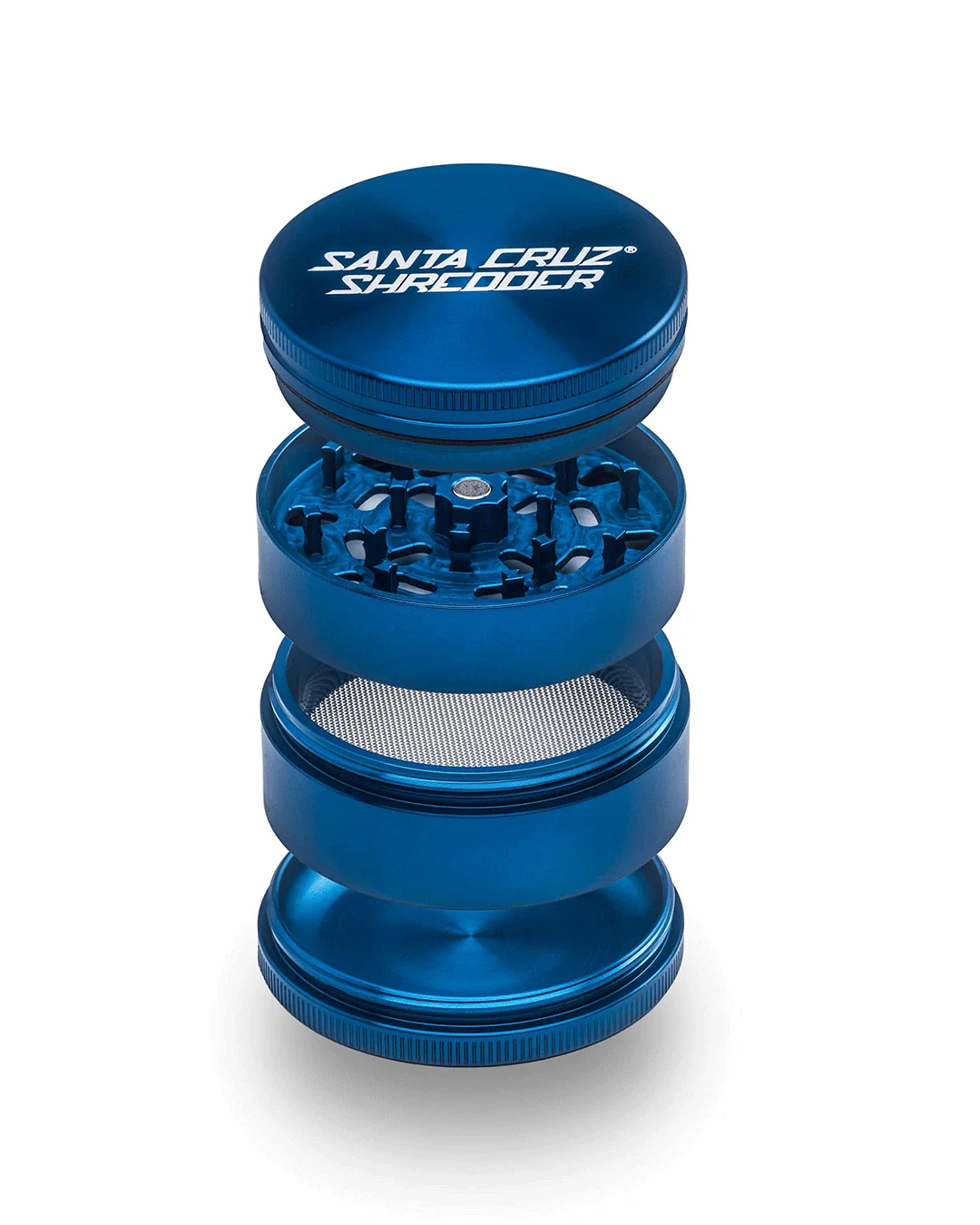 Santa Cruz Shredder - Aluminum 4 Piece Herb Grinders - Large - Image 4