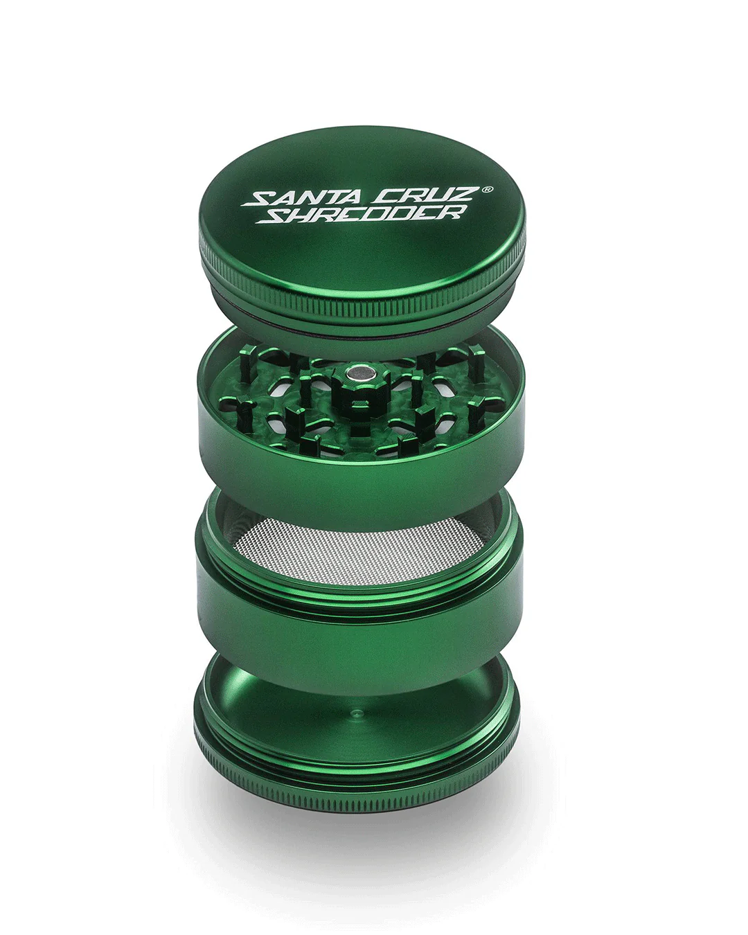 Santa Cruz Shredder - Aluminum 4 Piece Herb Grinders - Large - Image 7