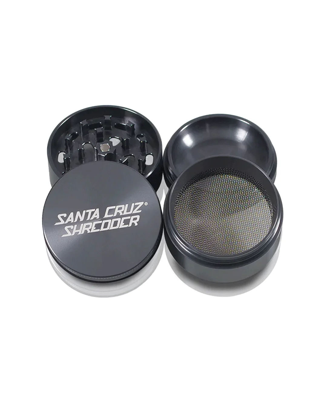 Santa Cruz Shredder - Aluminum 4 Piece Herb Grinders - Medium - Image 12