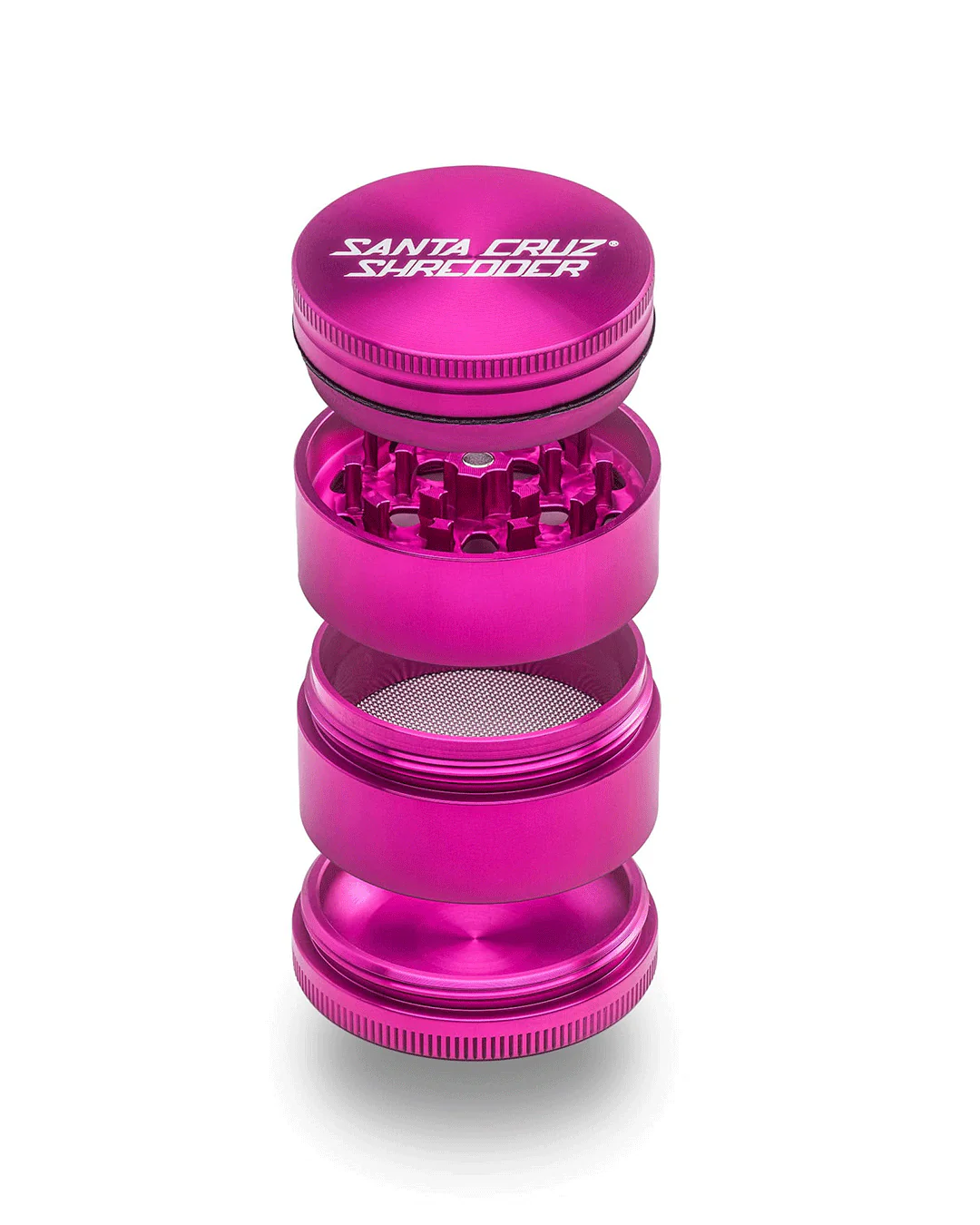 Santa Cruz Shredder - Aluminum 4 Piece Herb Grinders - Medium - Image 13