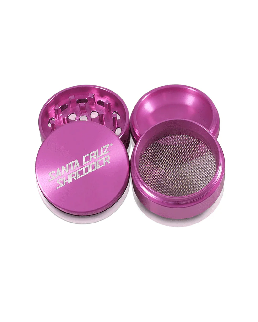 Santa Cruz Shredder - Aluminum 4 Piece Herb Grinders - Medium - Image 15