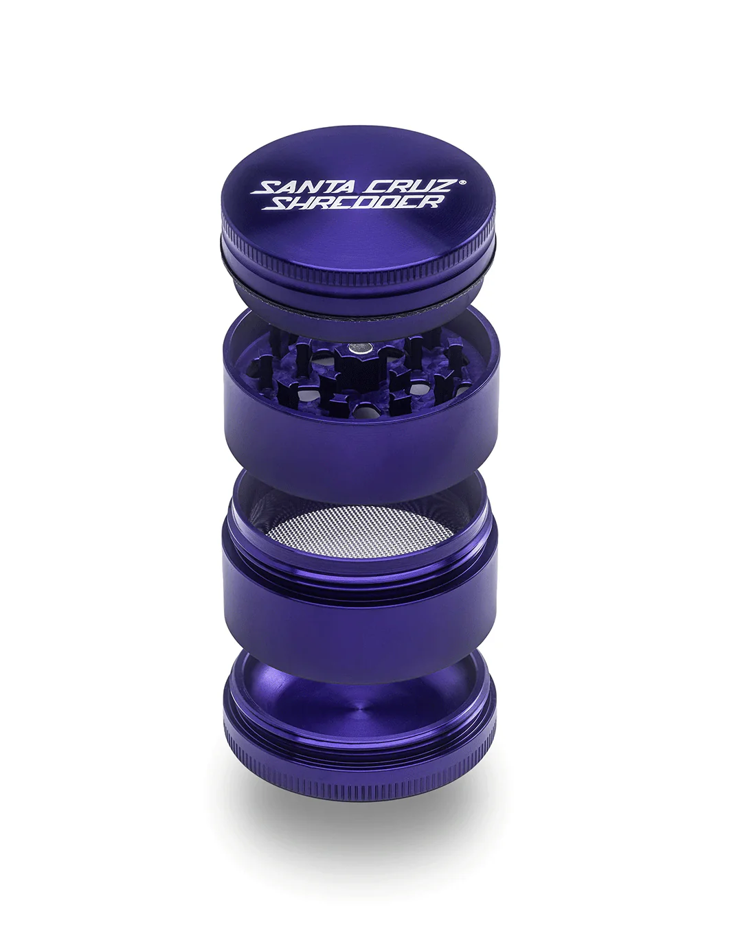 Santa Cruz Shredder - Aluminum 4 Piece Herb Grinders - Medium - Image 16