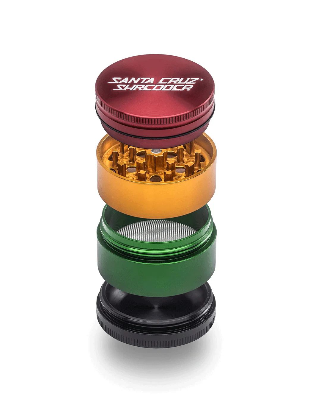 Santa Cruz Shredder - Aluminum 4 Piece Herb Grinders - Medium - Image 19