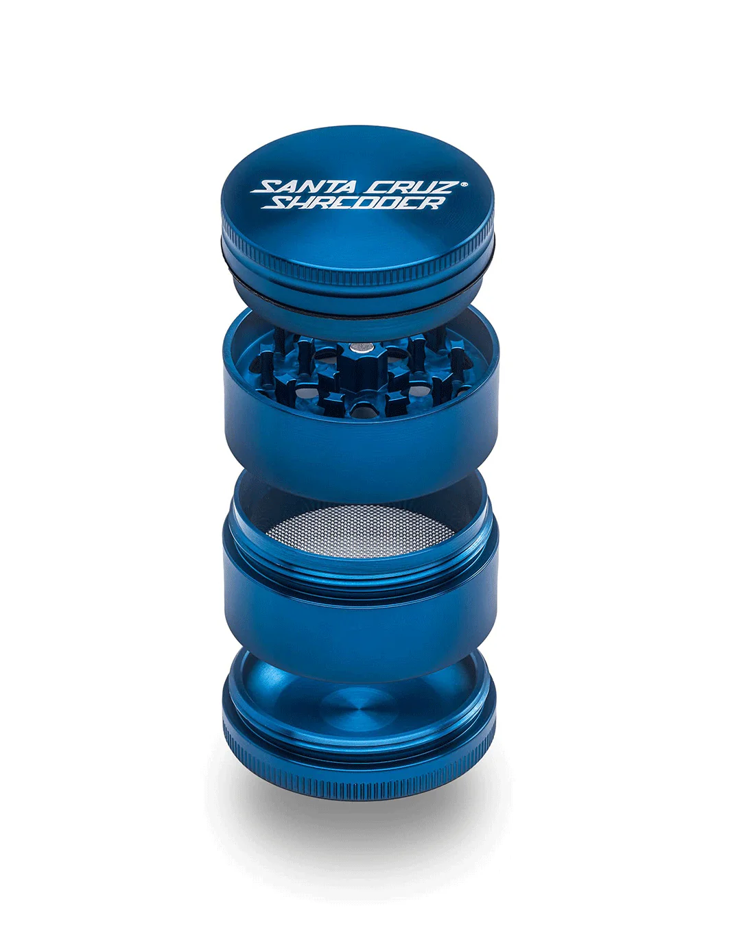 Santa Cruz Shredder - Aluminum 4 Piece Herb Grinders - Medium - Image 4