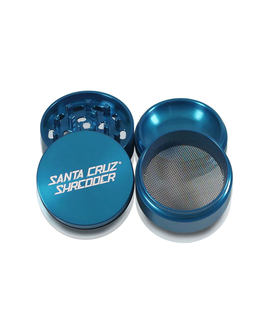 Santa Cruz Shredder - Aluminum 4 Piece Herb Grinders - Medium - Image 6