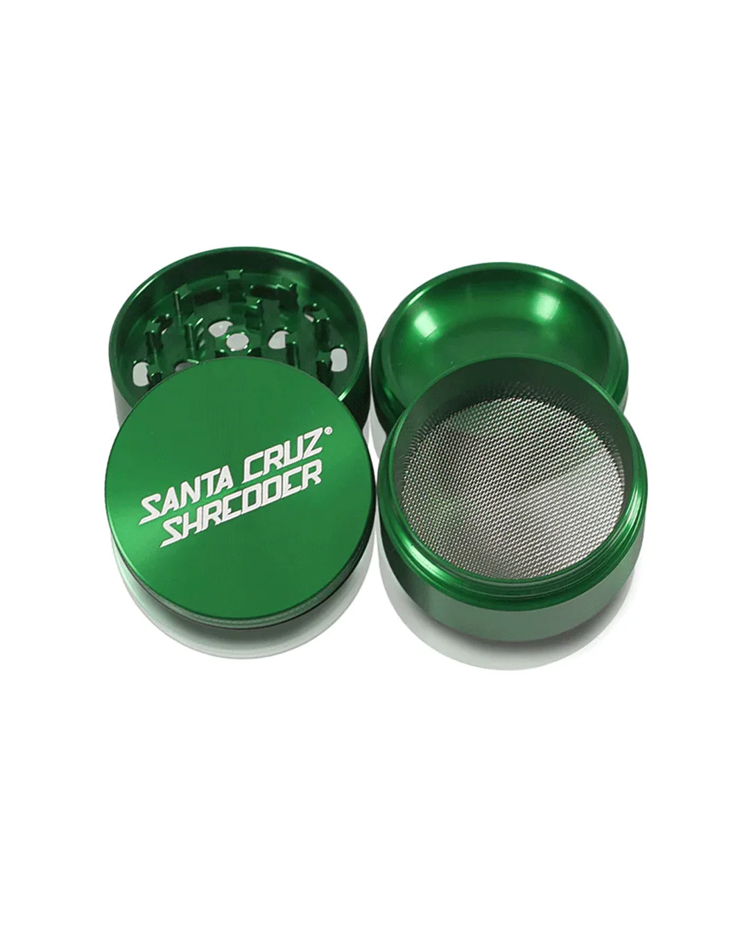 Santa Cruz Shredder - Aluminum 4 Piece Herb Grinders - Medium - Image 9