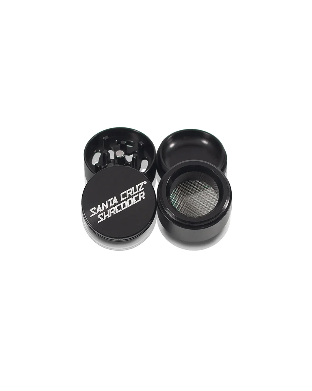 Santa Cruz Shredder - Aluminum 4 Piece Herb Grinders - Small - Image 3