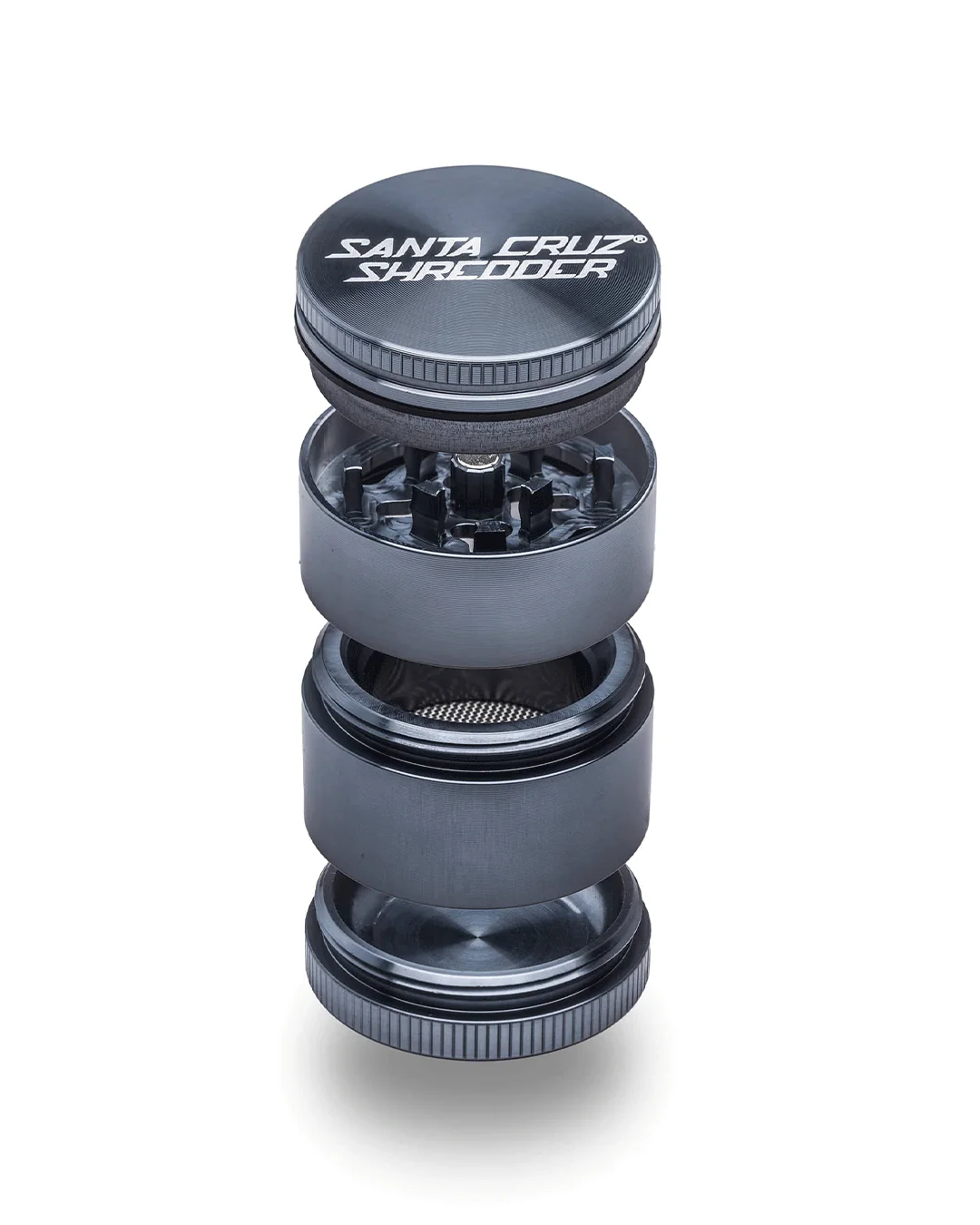 Santa Cruz Shredder - Aluminum 4 Piece Herb Grinders - Small - Image 4