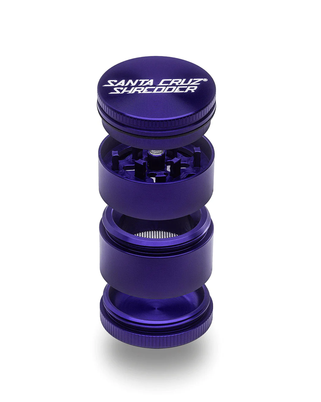 Santa Cruz Shredder - Aluminum 4 Piece Herb Grinders - Small - Image 7