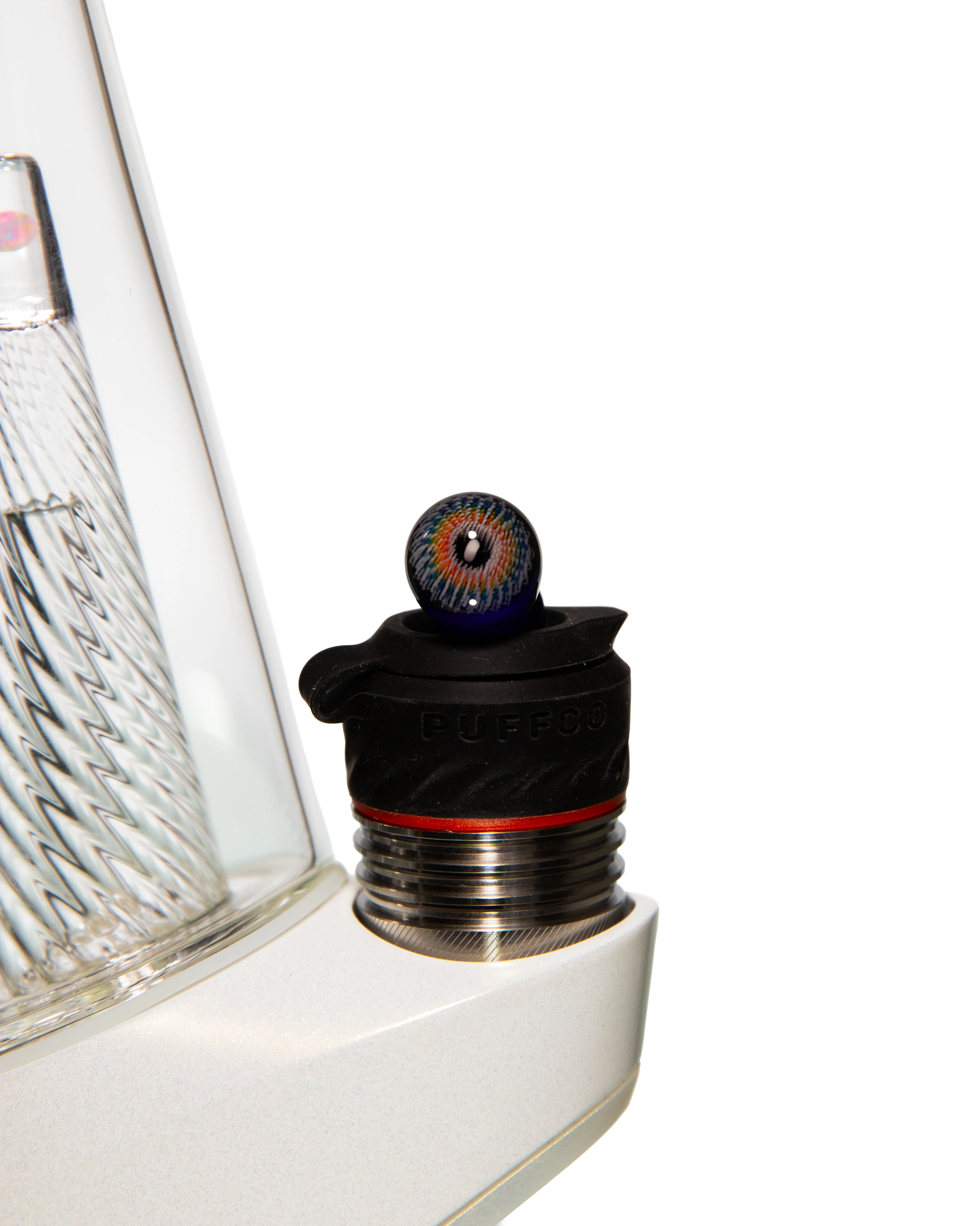 Steve Hulsebos Glass - Puffco Plug 13mm (Floral Burst) (Tall) - Image 2