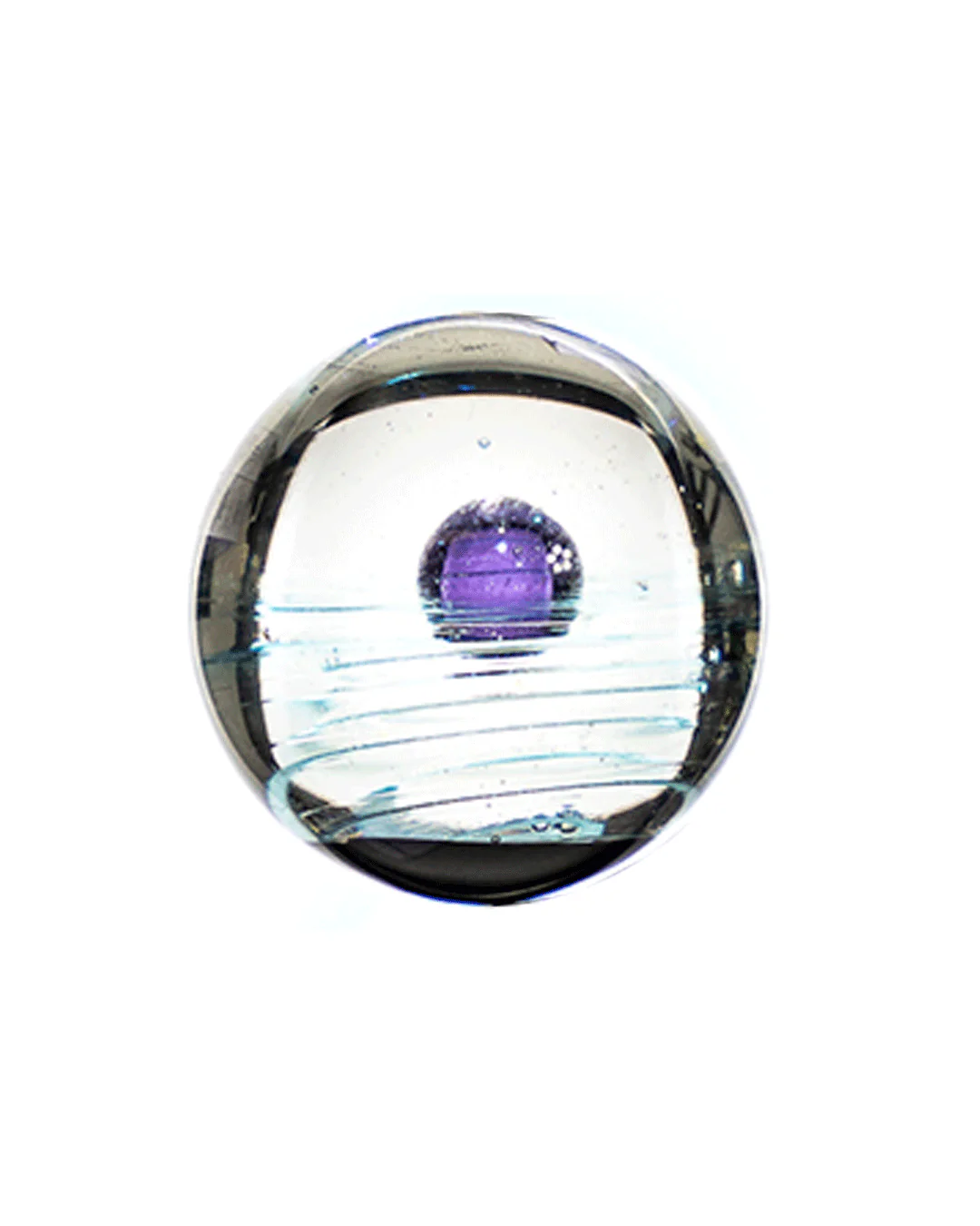 Top Marble Carb Cap - Spiral - Purple - Image 2