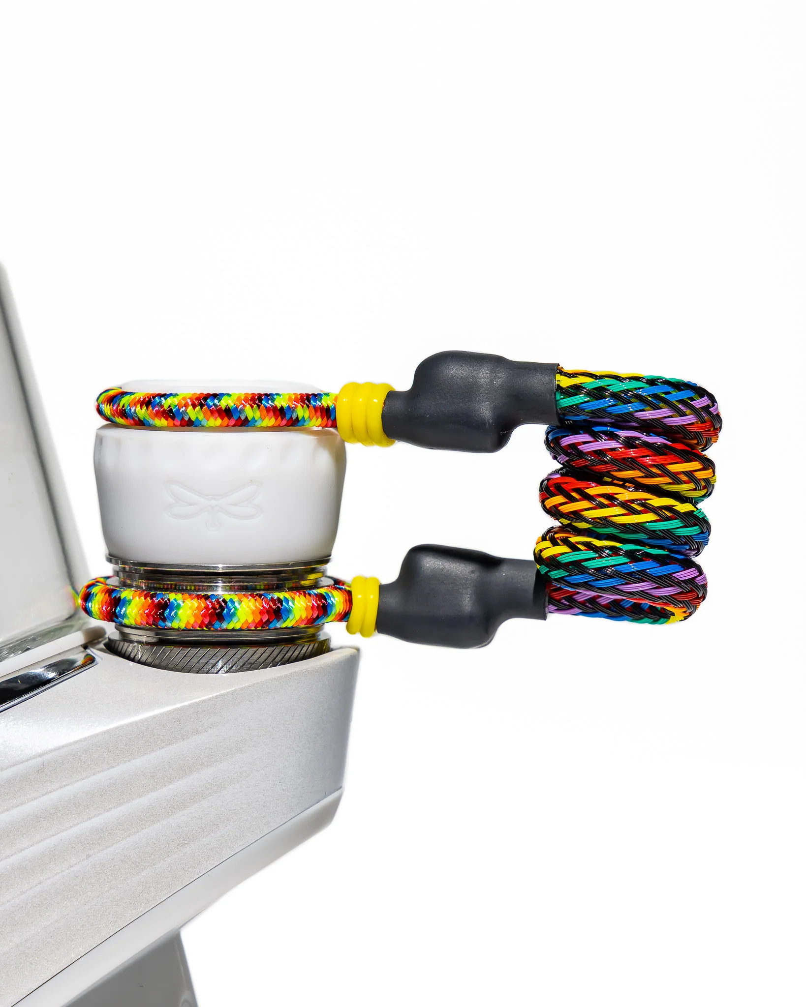 Tuff Tether - Coil Tether - Rainbow Road (UV)